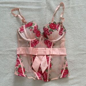 Floral Victoria Secret corset